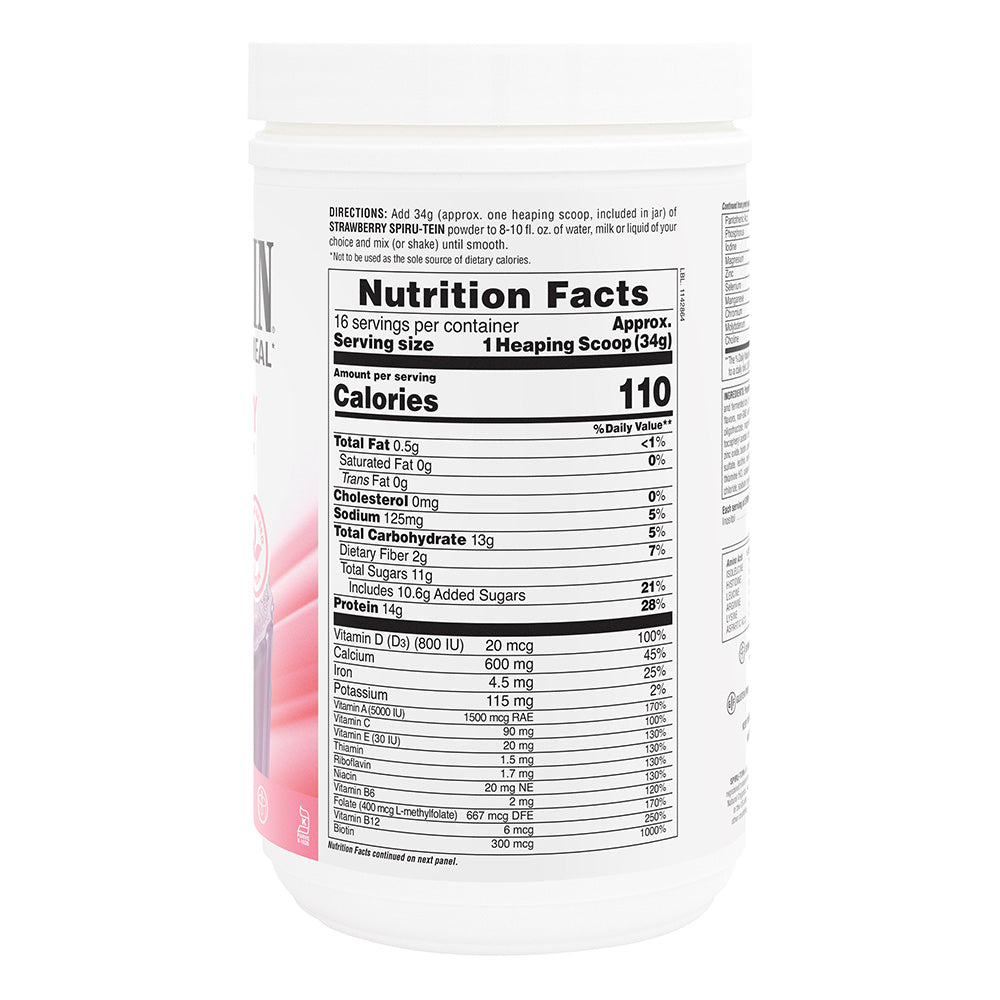 product image of SPIRU-TEIN® High-Protein Energy Meal** - Strawberry containing 1.20 LB