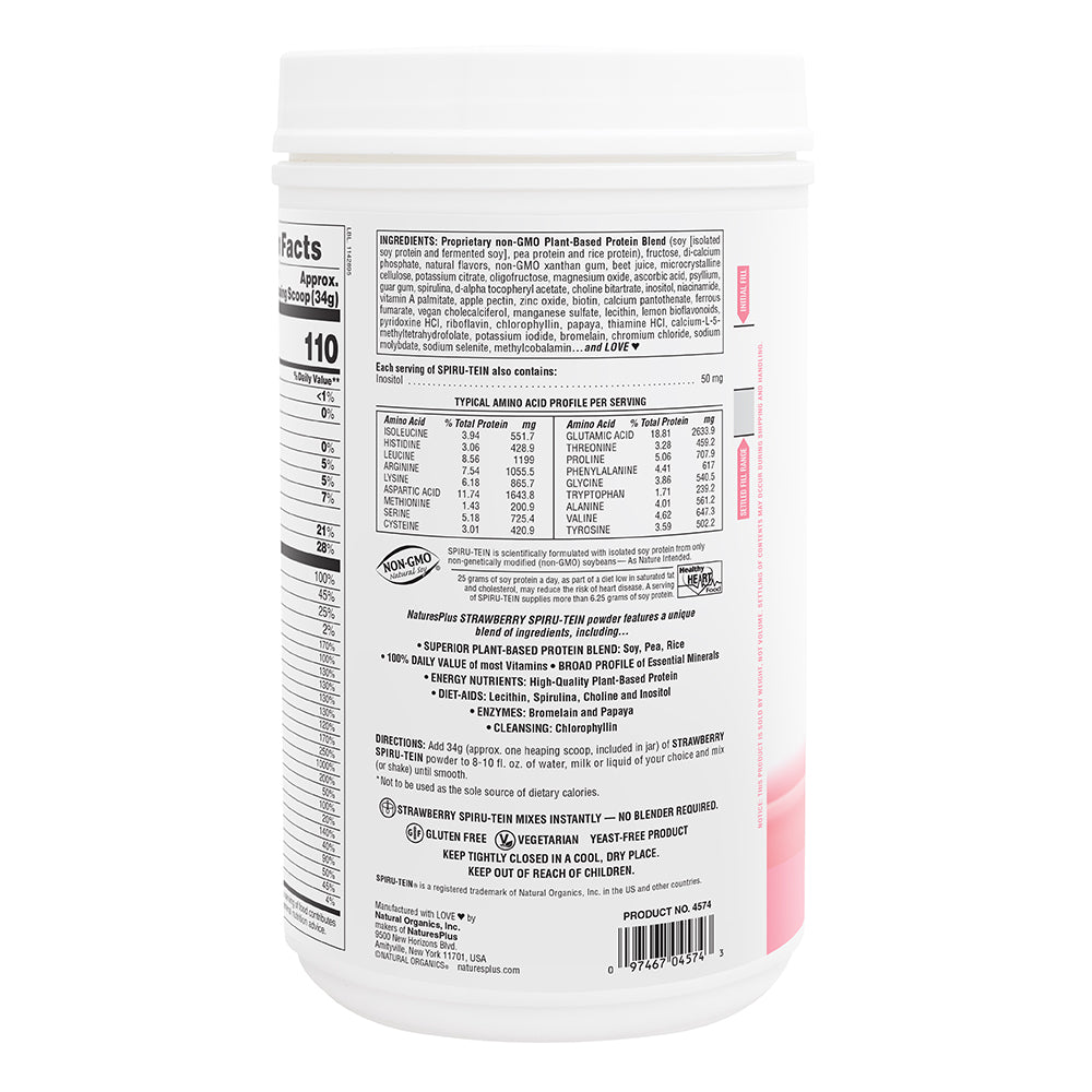 product image of SPIRU-TEIN® Protein Powder Meal** - Strawberry containing 2.40 LB