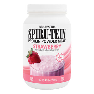 Frontal product image of SPIRU-TEIN® High-Protein Energy Meal** - Strawberry containing 4.50 LB