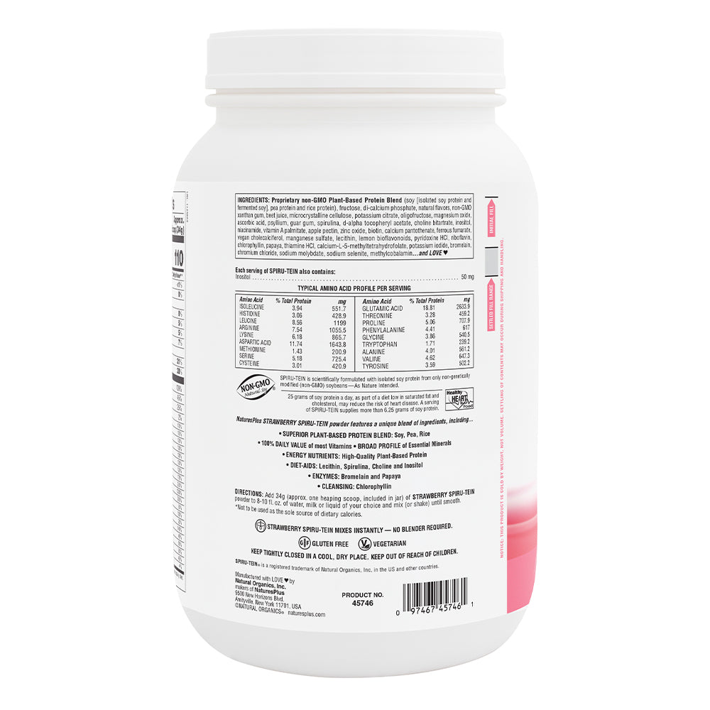 product image of SPIRU-TEIN® Protein Powder Meal** - Strawberry containing 4.50 LB