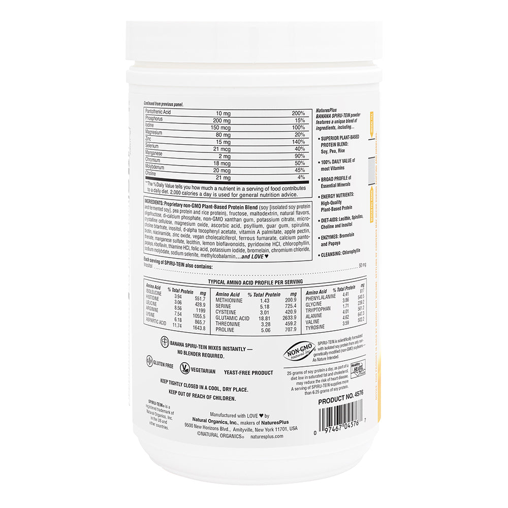 product image of SPIRU-TEIN® Protein Powder Meal** - Banana containing 1.20 LB