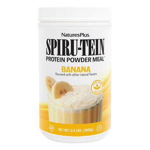 Frontal product image of SPIRU-TEIN® High-Protein Energy Meal** - Banana containing 2.40 LB