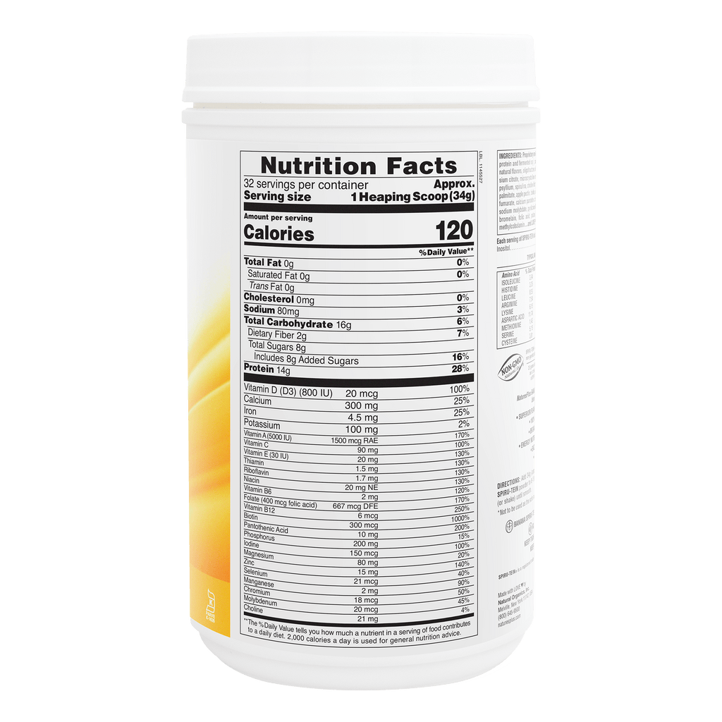 SPIRU-TEIN® Protein Powder Meal** - Banana