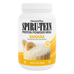 Frontal product image of SPIRU-TEIN® High-Protein Energy Meal** - Banana containing 4.50 LB