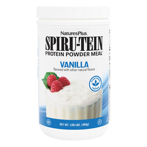 Frontal product image of SPIRU-TEIN® High-Protein Energy Meal** - Vanilla containing 1.06 LB
