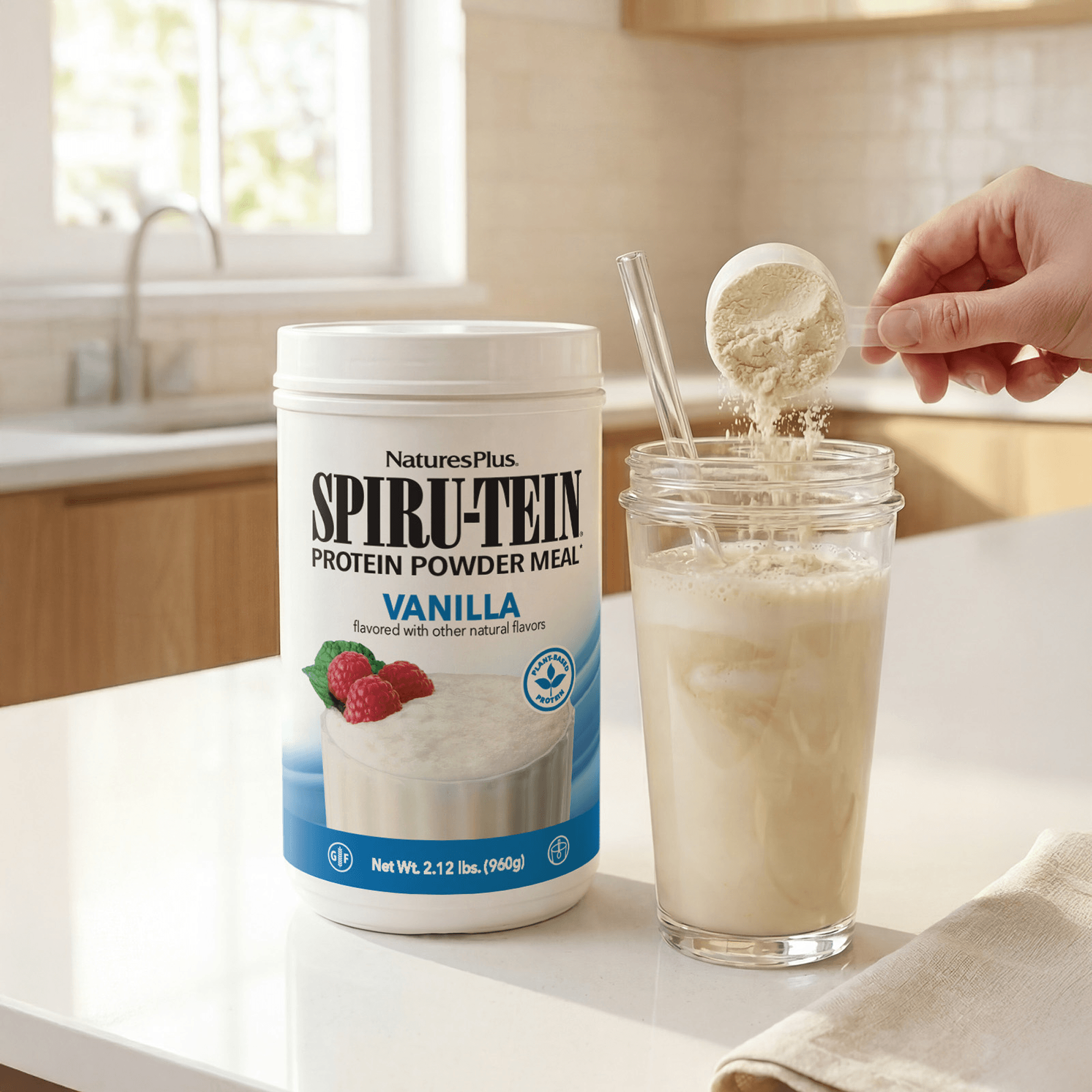 SPIRU-TEIN® Protein Powder Meal** - Vanilla - 2.12 LB