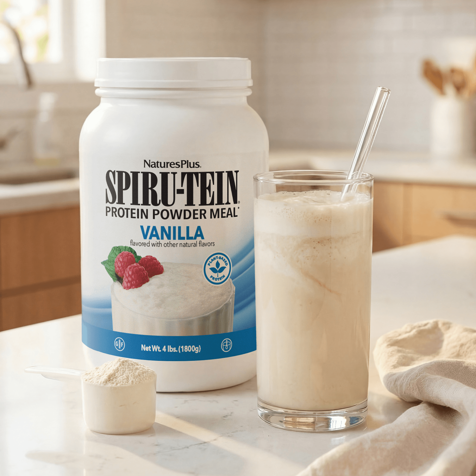 SPIRU-TEIN® Protein Powder Meal** - Vanilla - 4 LB