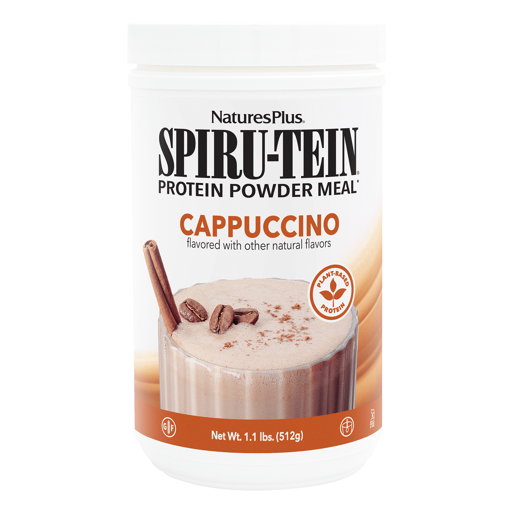 SPIRU-TEIN® Protein Powder Meal** - Cappuccino - 1.10 LB