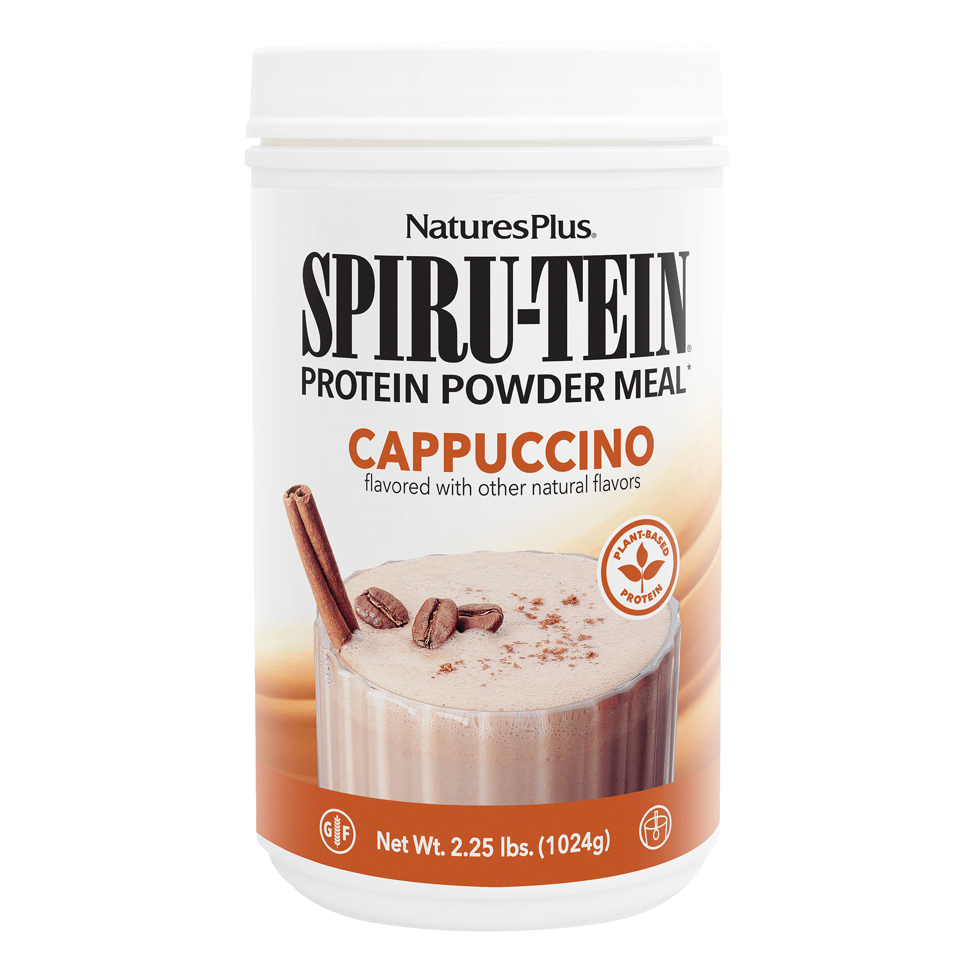 SPIRU-TEIN® Protein Powder Meal** - Cappuccino - 2.25 LB
