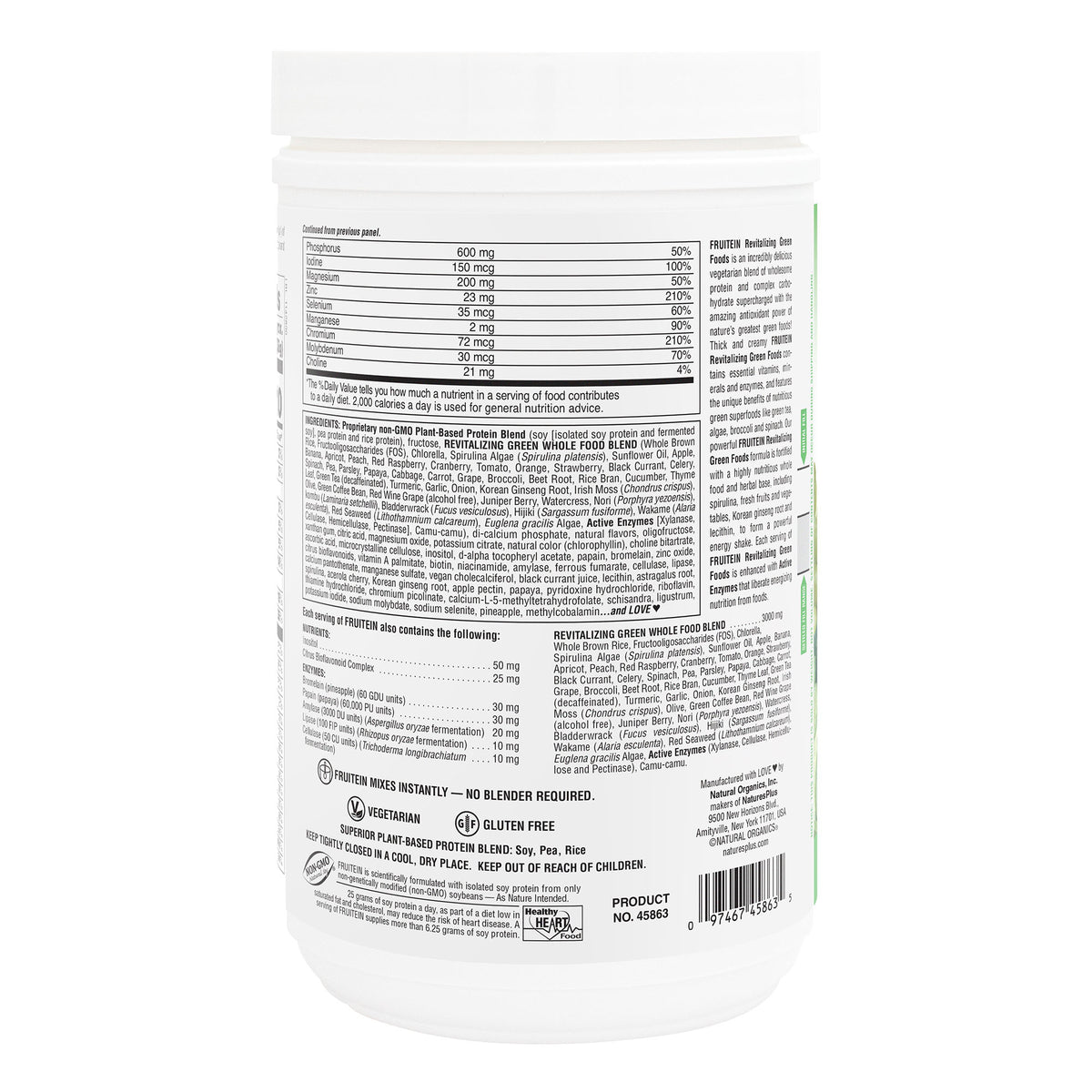 product image of FRUITEIN® Revitalizing Green Foods Shake containing 1.30 LB