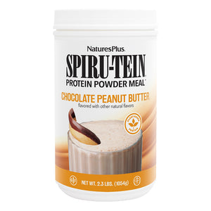 Frontal product image of SPIRU-TEIN® Protein Powder Meal** - Chocolate Peanut Butter Swirl containing 2.30 LB