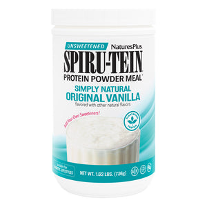 Frontal product image of Simply Natural SPIRU-TEIN® Shake - Vanilla containing 1.62 LB