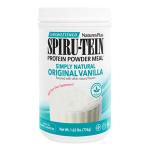 Frontal product image of Simply Natural SPIRU-TEIN® Shake - Vanilla containing 1.62 LB