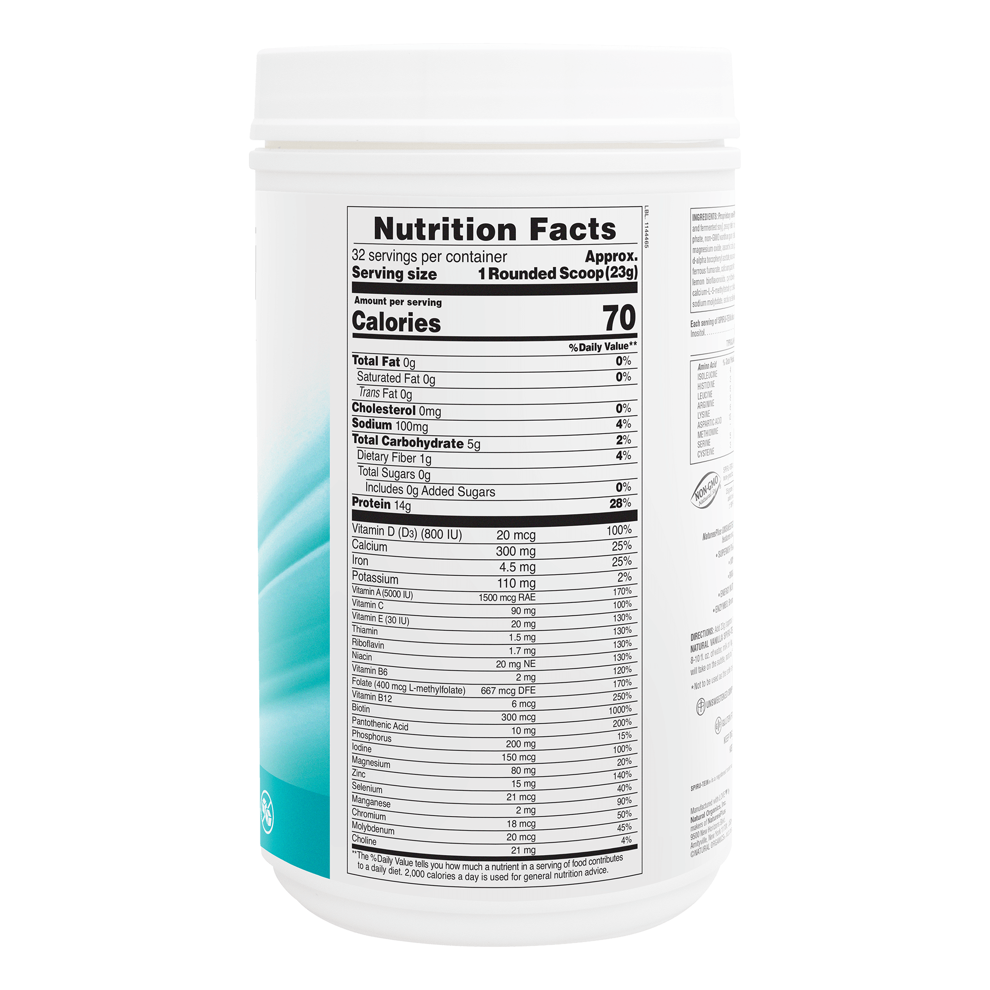 Simply Natural SPIRU-TEIN® Shake - Vanilla
