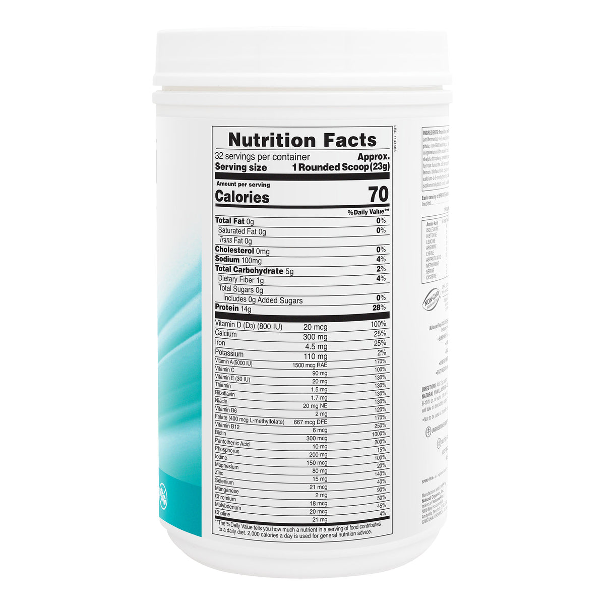 product image of Simply Natural SPIRU-TEIN® Shake - Vanilla containing 1.62 LB