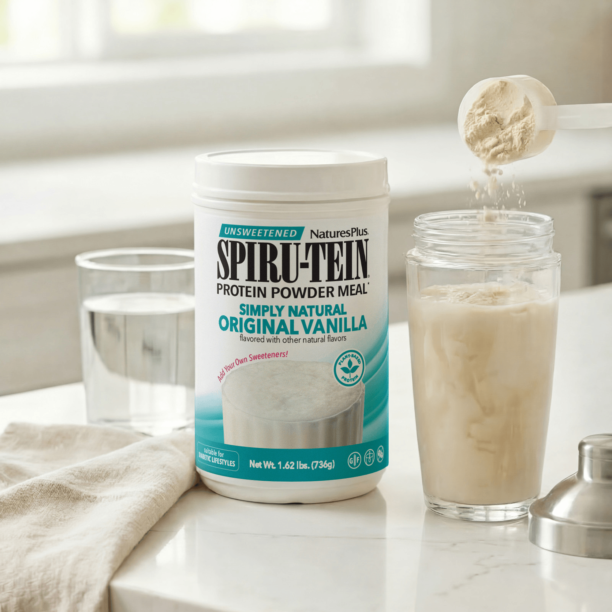Simply Natural SPIRU-TEIN® Shake - Vanilla - 1.62 LB