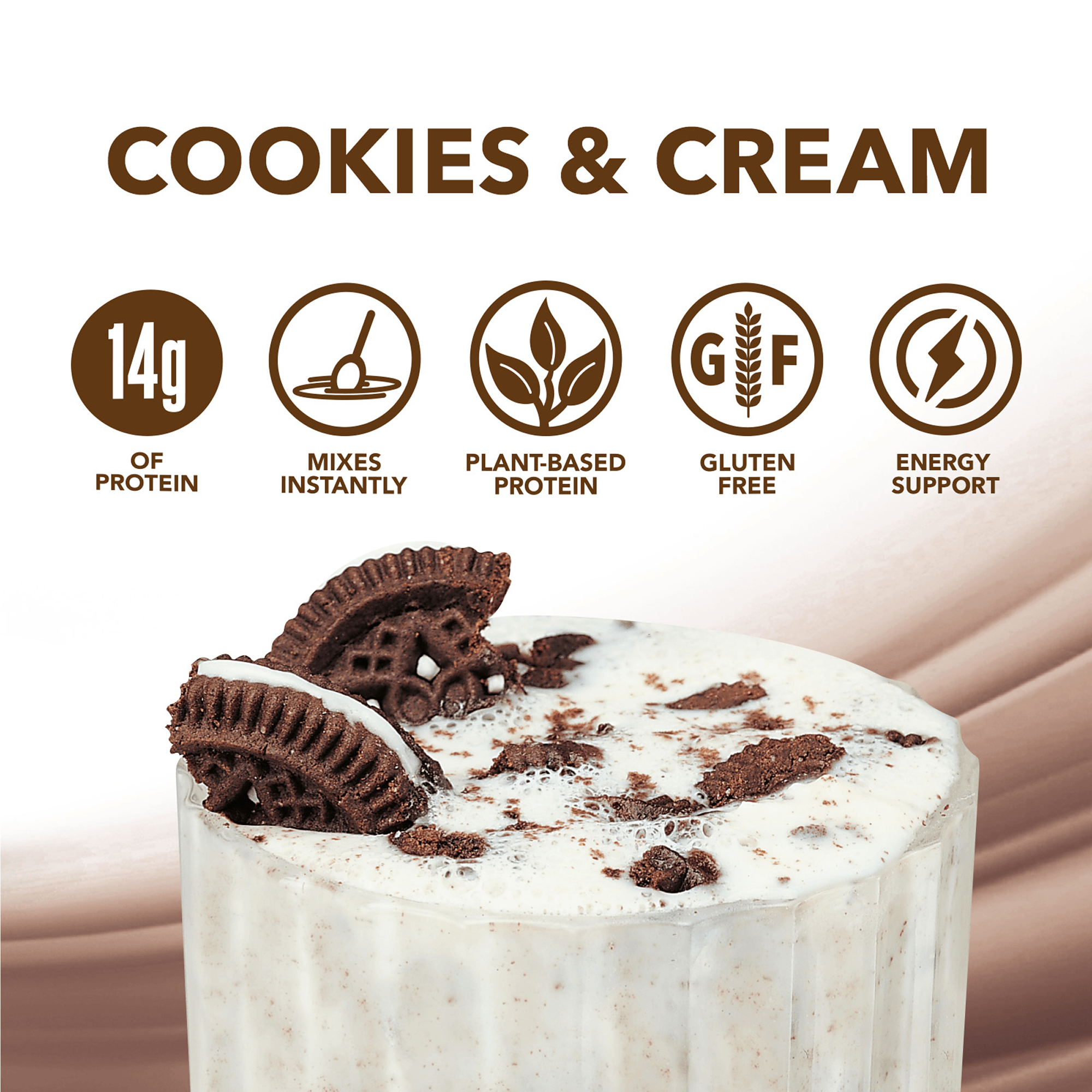SPIRU-TEIN® Protein Powder Meal** - Cookies and Cream - 1.15 LB