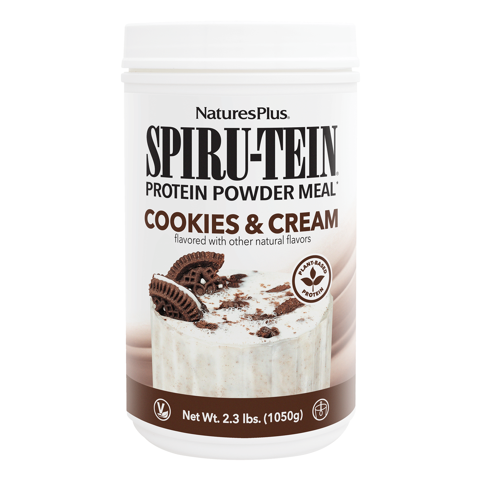 SPIRU-TEIN® Protein Powder Meal** - Cookies and Cream - 2.30 LB