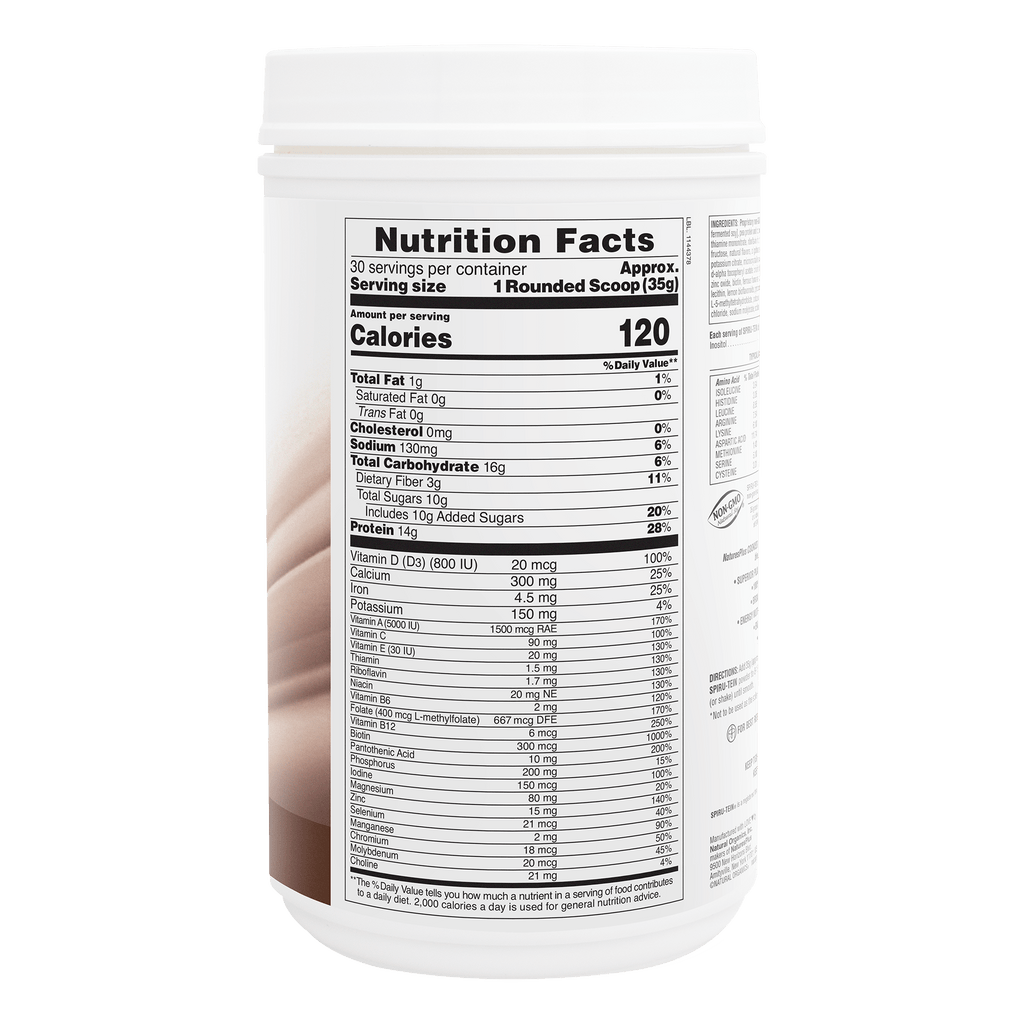 SPIRU-TEIN® Protein Powder Meal** - Cookies and Cream