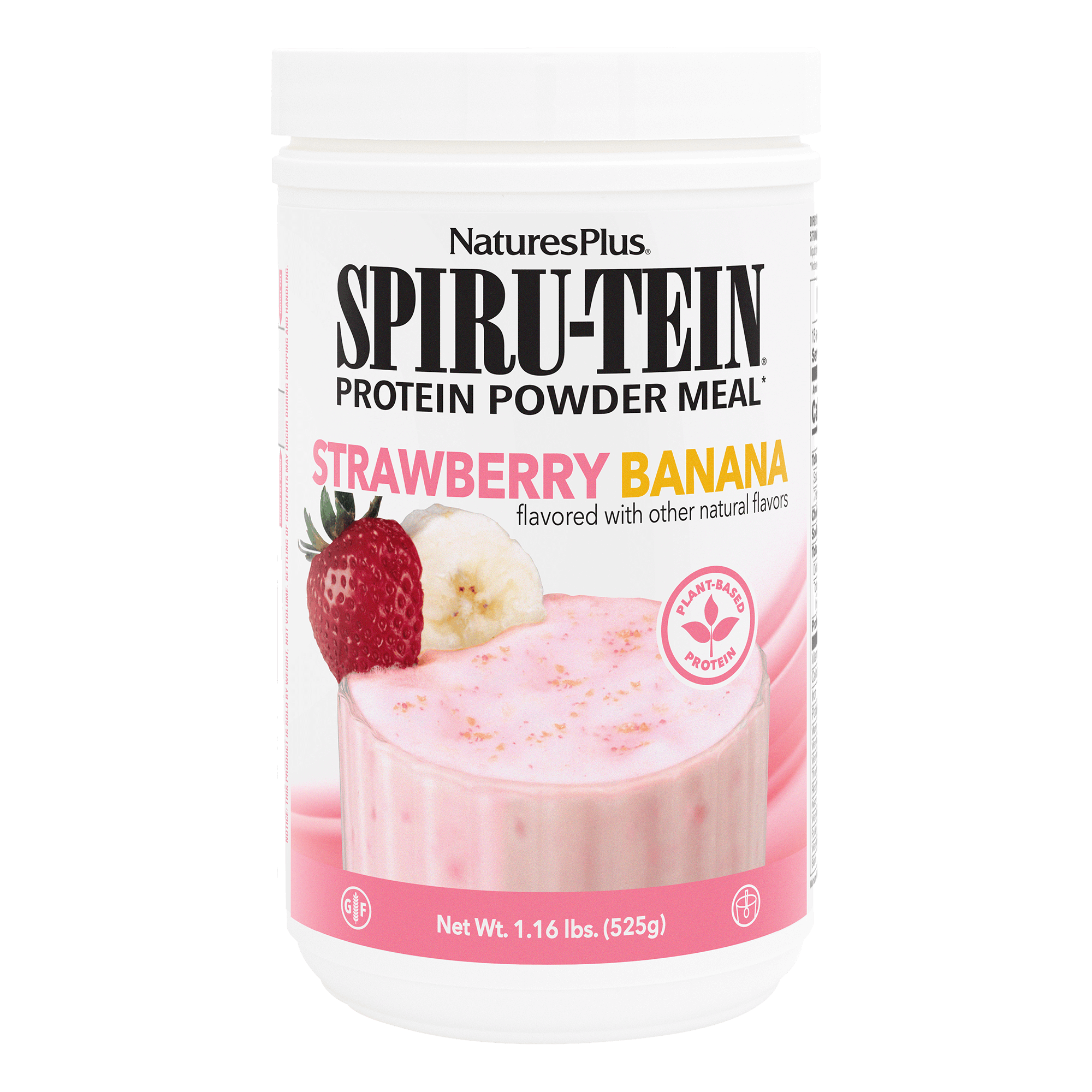 SPIRU-TEIN® Protein Powder Meal** - Strawberry Banana flavor - 1.16 LB
