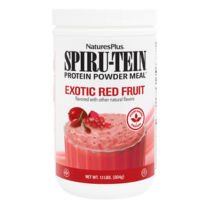 Frontal product image of SPIRU-TEIN® High-Protein Energy Meal** - Exotic Red Fruit containing 1.10 LB