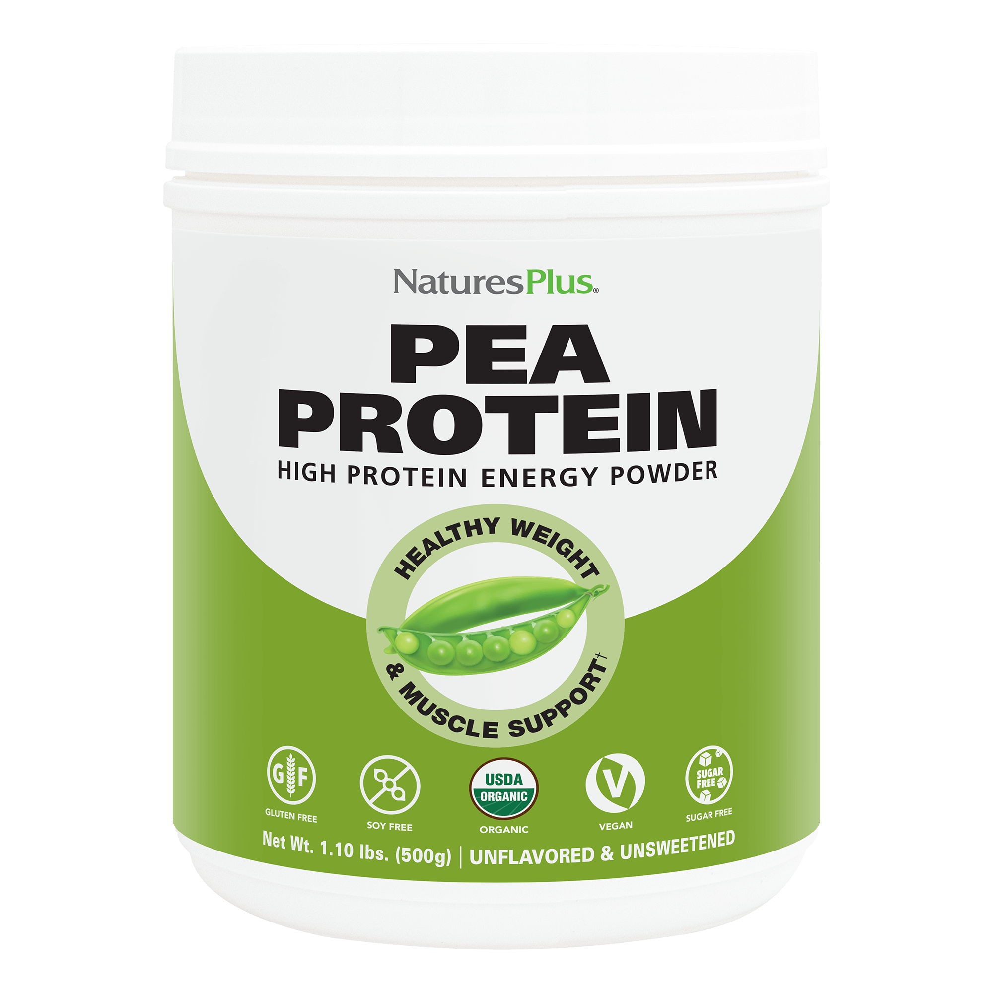 Organic Pea Protein Powder - 1.10 LB