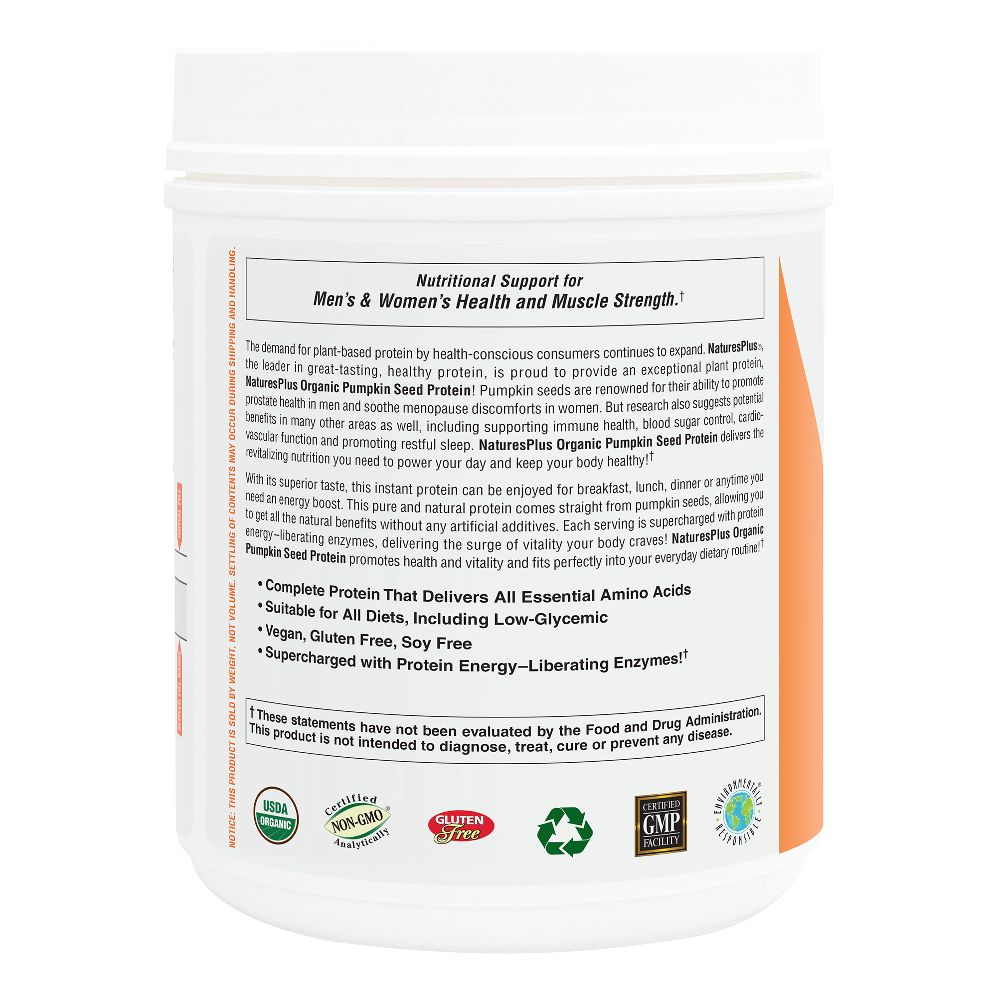 Organic Pumpkin Seed Protein - 0.95 LB