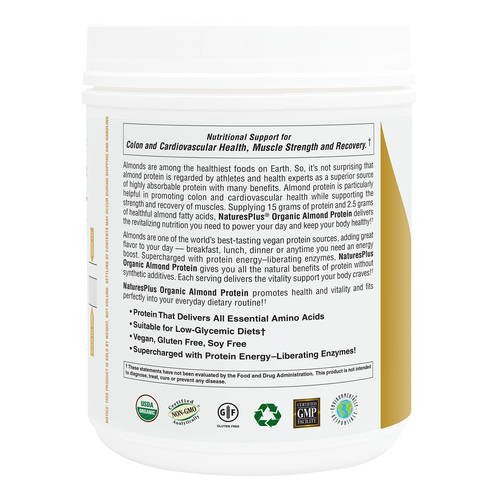 Organic Almond Protein - 1.04 LB