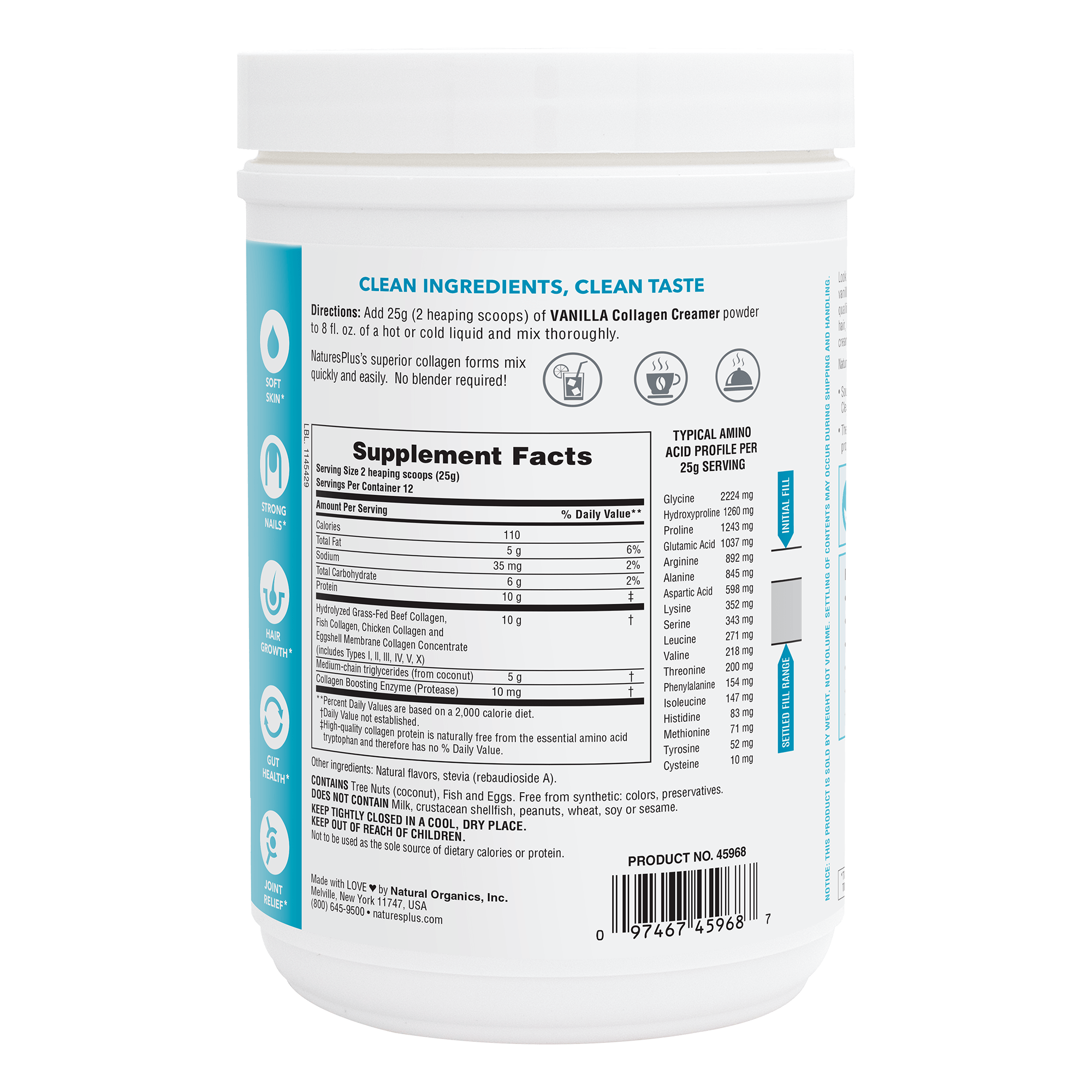 Collagen Creamer Vanilla - 0.66 LB