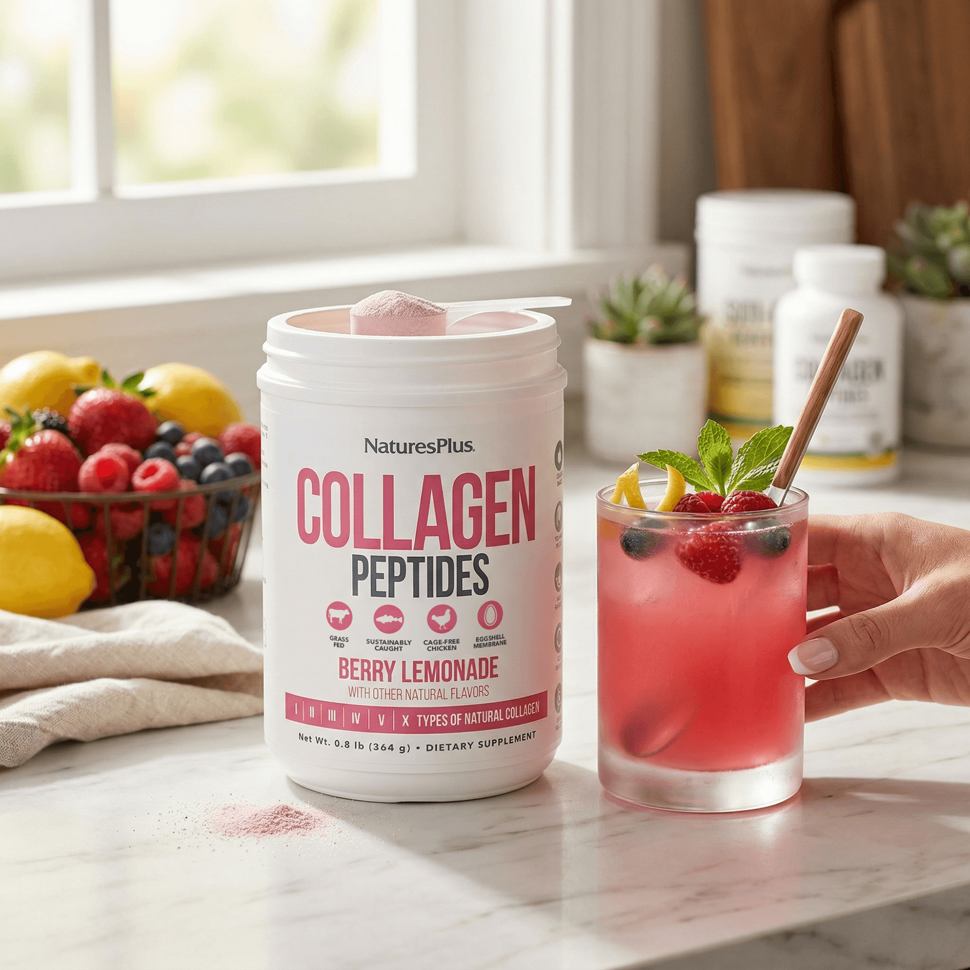 Collagen Peptides Berry Lemonade - 0.80 LB