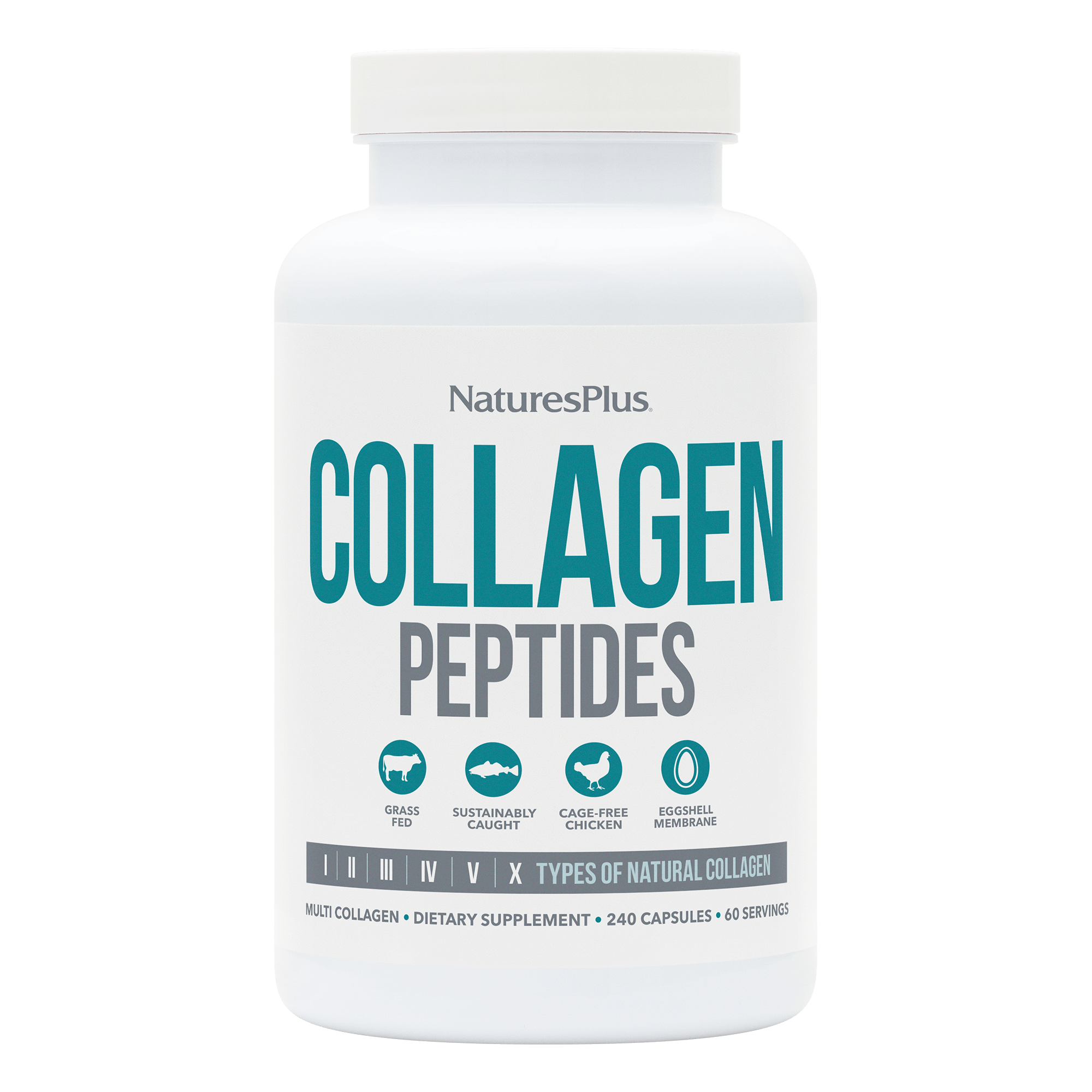Collagen Peptides Capsules - 240 Count