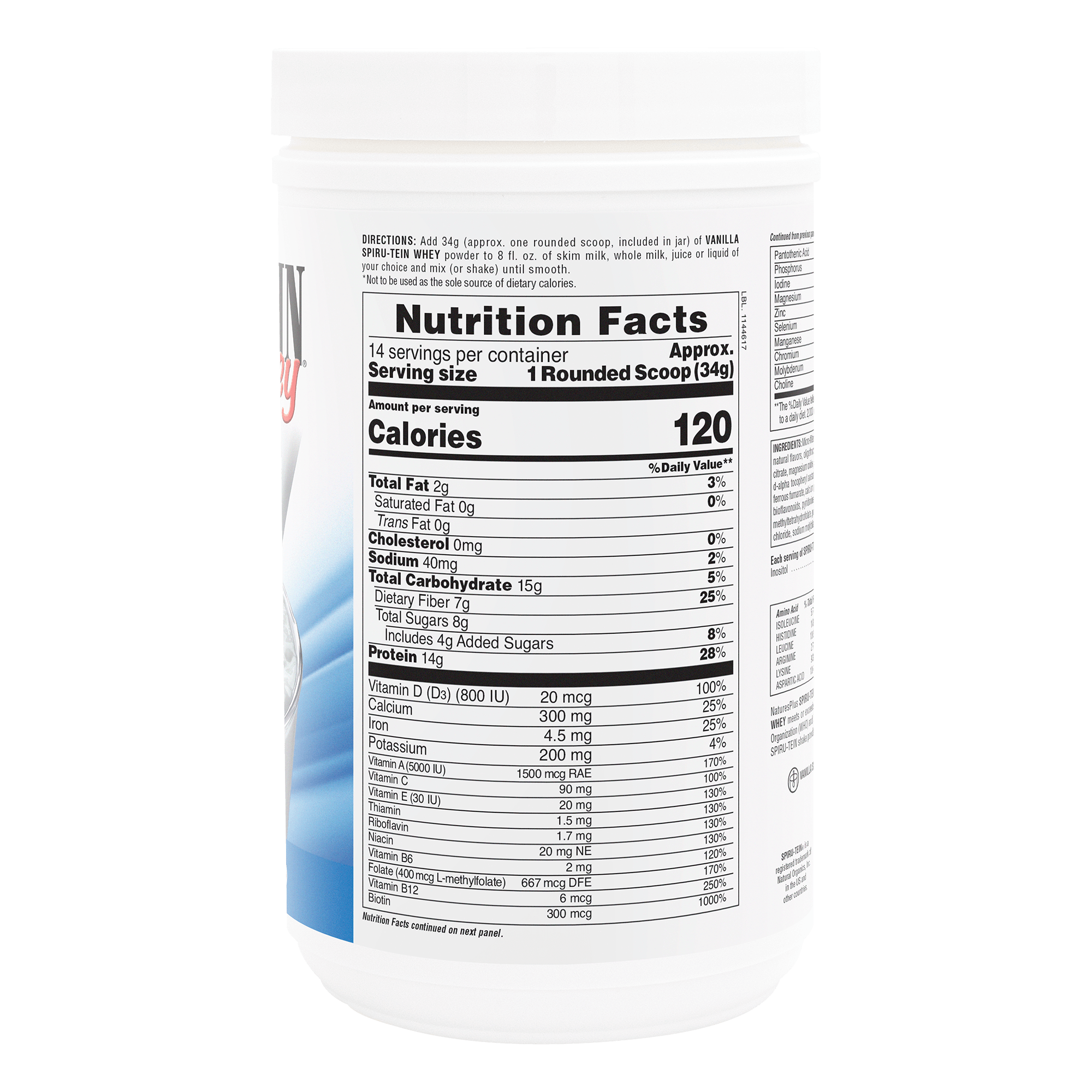 SPIRU-TEIN® WHEY Shake - Vanilla