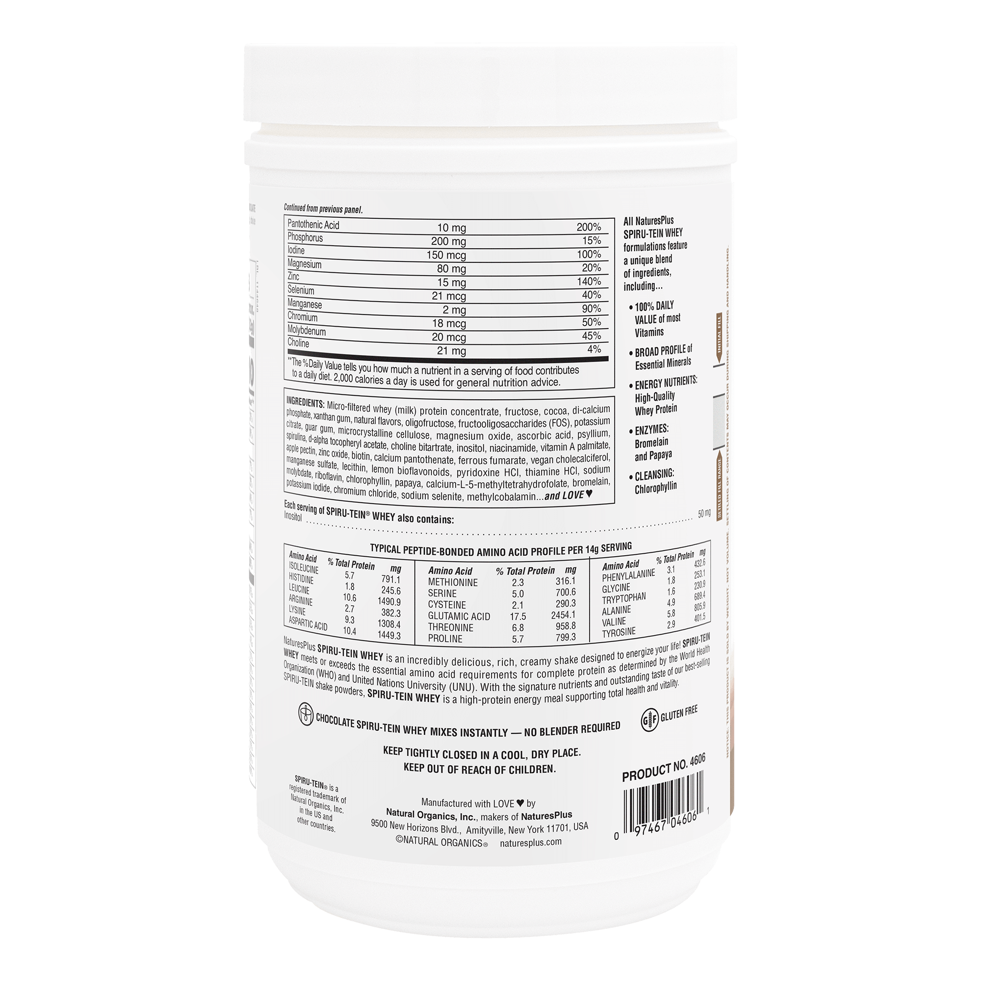 プロテイン SPIRU-TEIN® WHEY Shake - Chocolate