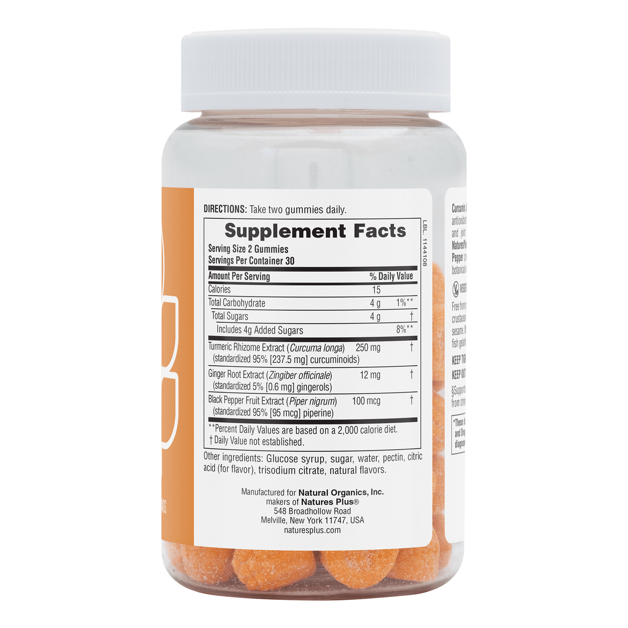 Gummies Turmeric Curcumin - 60 Count