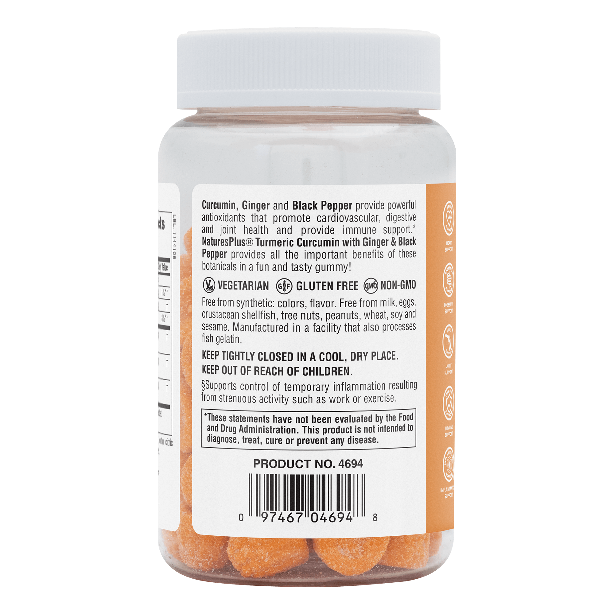 Gummies Turmeric Curcumin - 60 Count