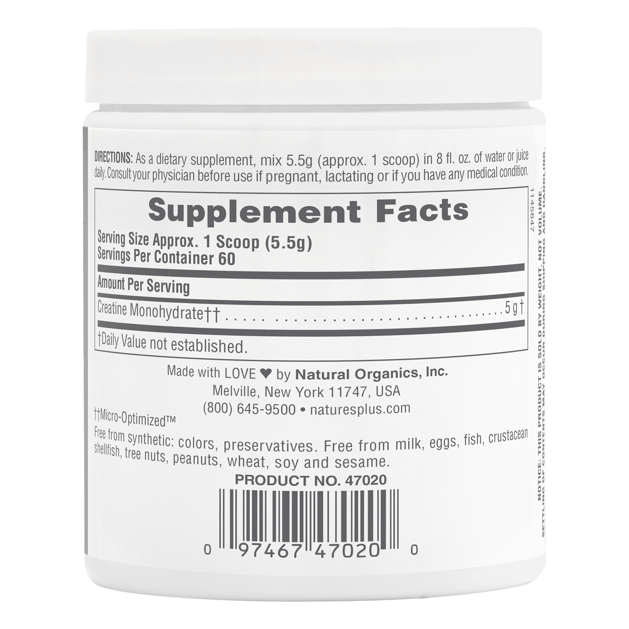 Creatine Micro-Optimized™ Powder - 330 GR