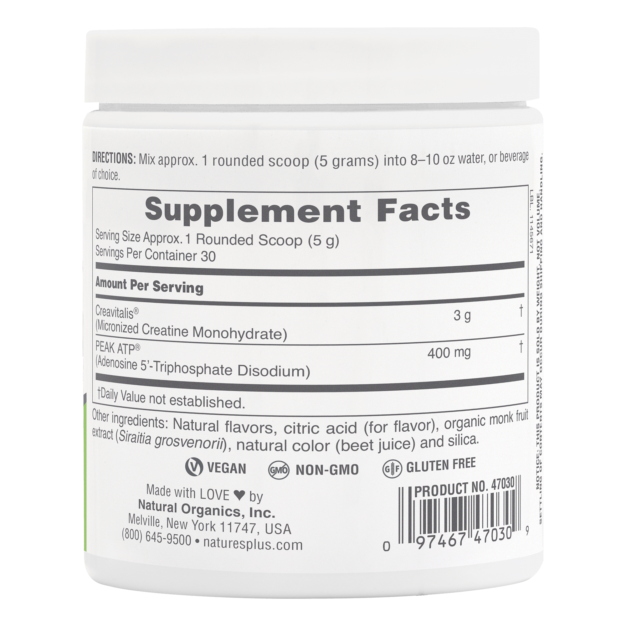 NaturesPlus PRO Creatine Performance System - 150 GR