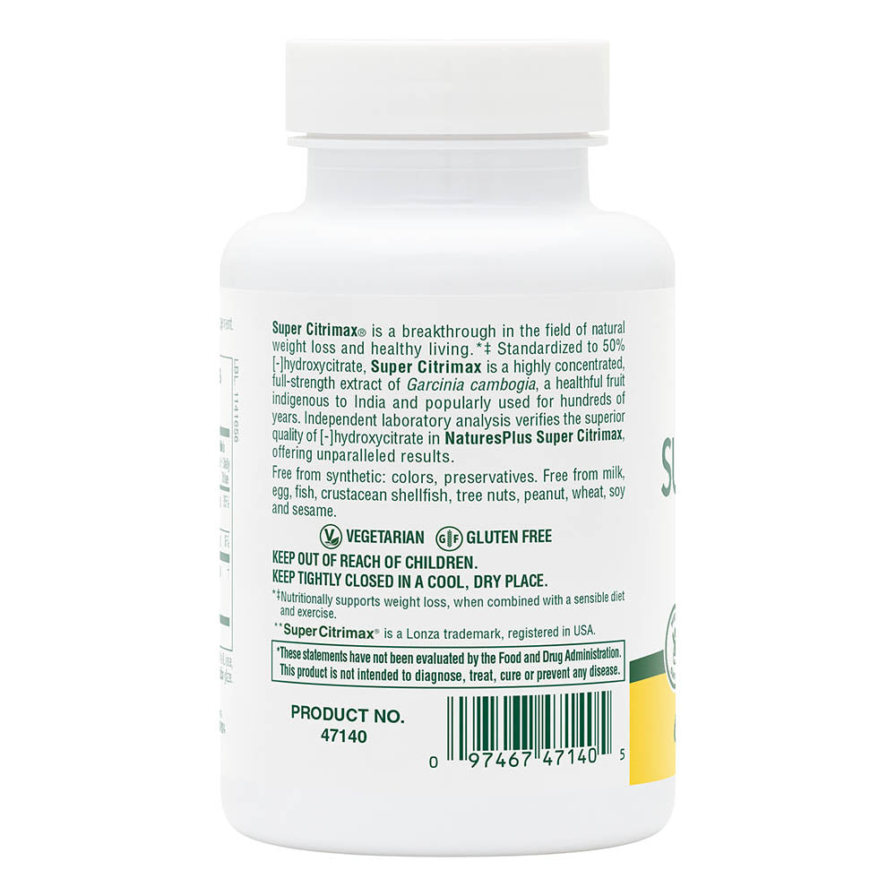 product image of SUPER CITRIMAX® 1000 mg Tablets containing 60 Count