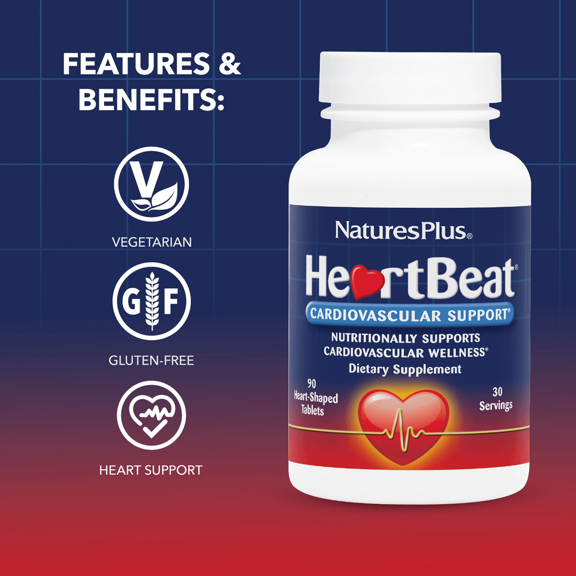 Heartbeat® Tablets - 90 Count