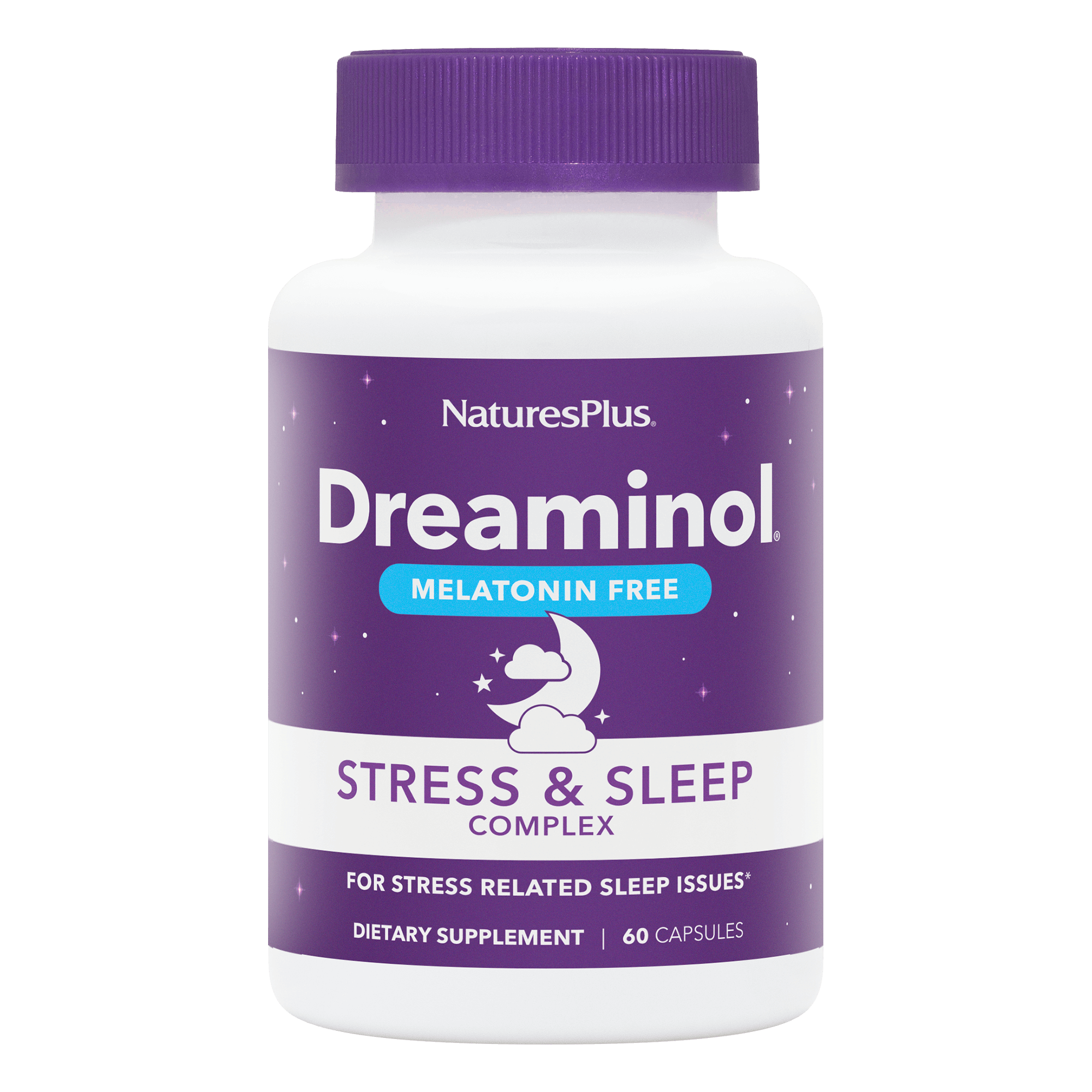 Dreaminol® Stress & Sleep Complex without Melatonin - 60 Count