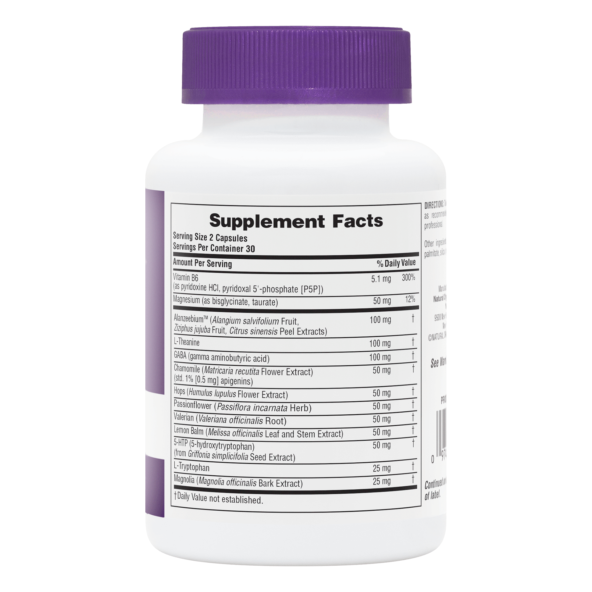Dreaminol® Stress & Sleep Complex without Melatonin - 60 Count