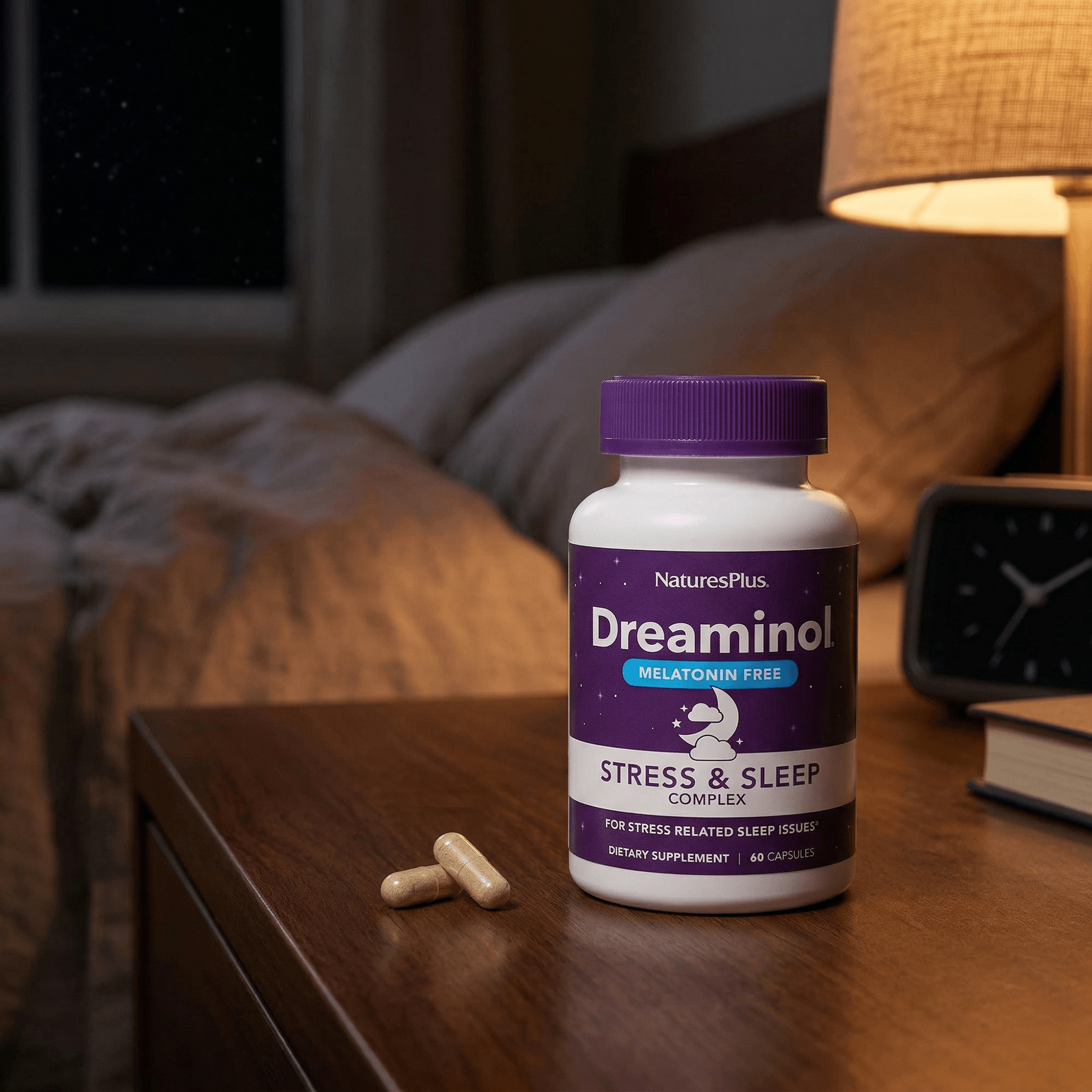 Dreaminol® Stress & Sleep Complex without Melatonin - 60 Count