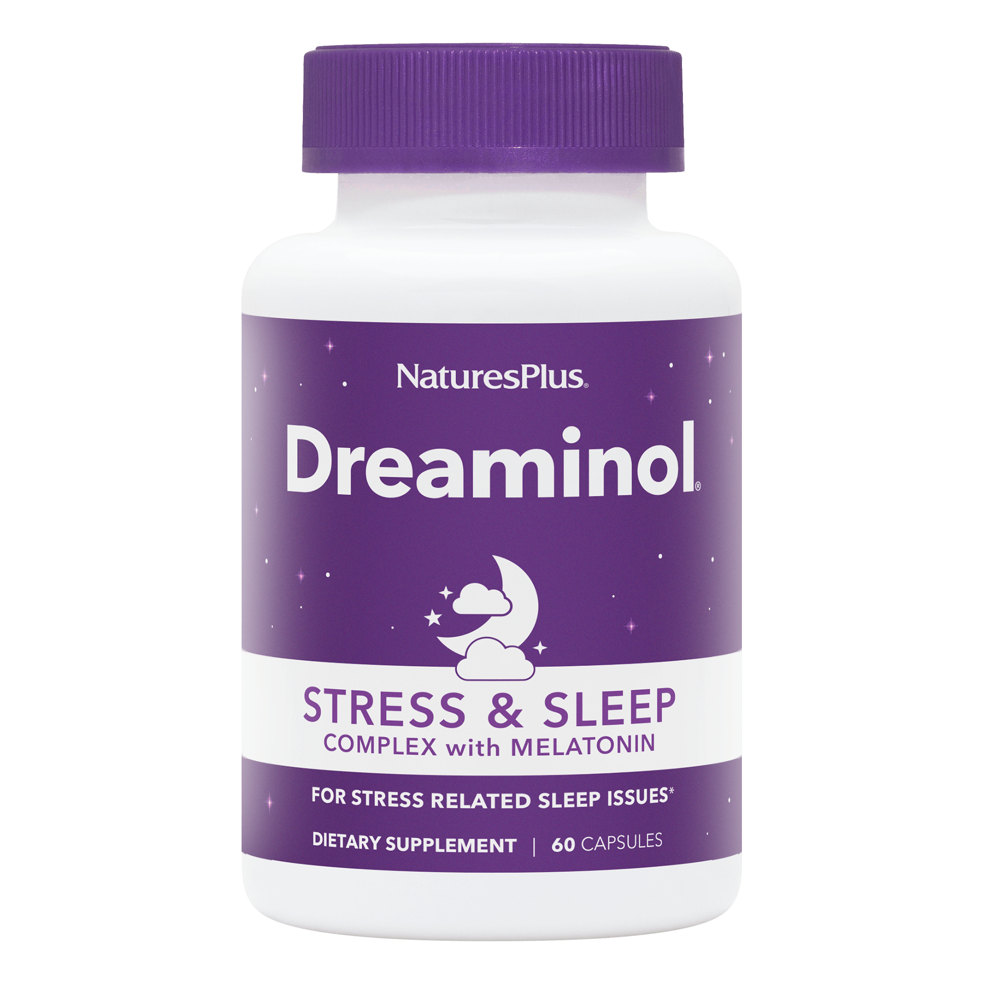 Dreaminol® Stress & Sleep Complex with Melatonin - 60 Count