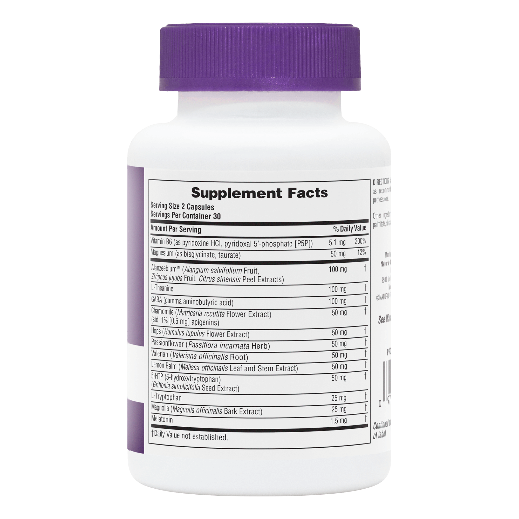 Dreaminol® Stress & Sleep Complex with Melatonin - 60 Count