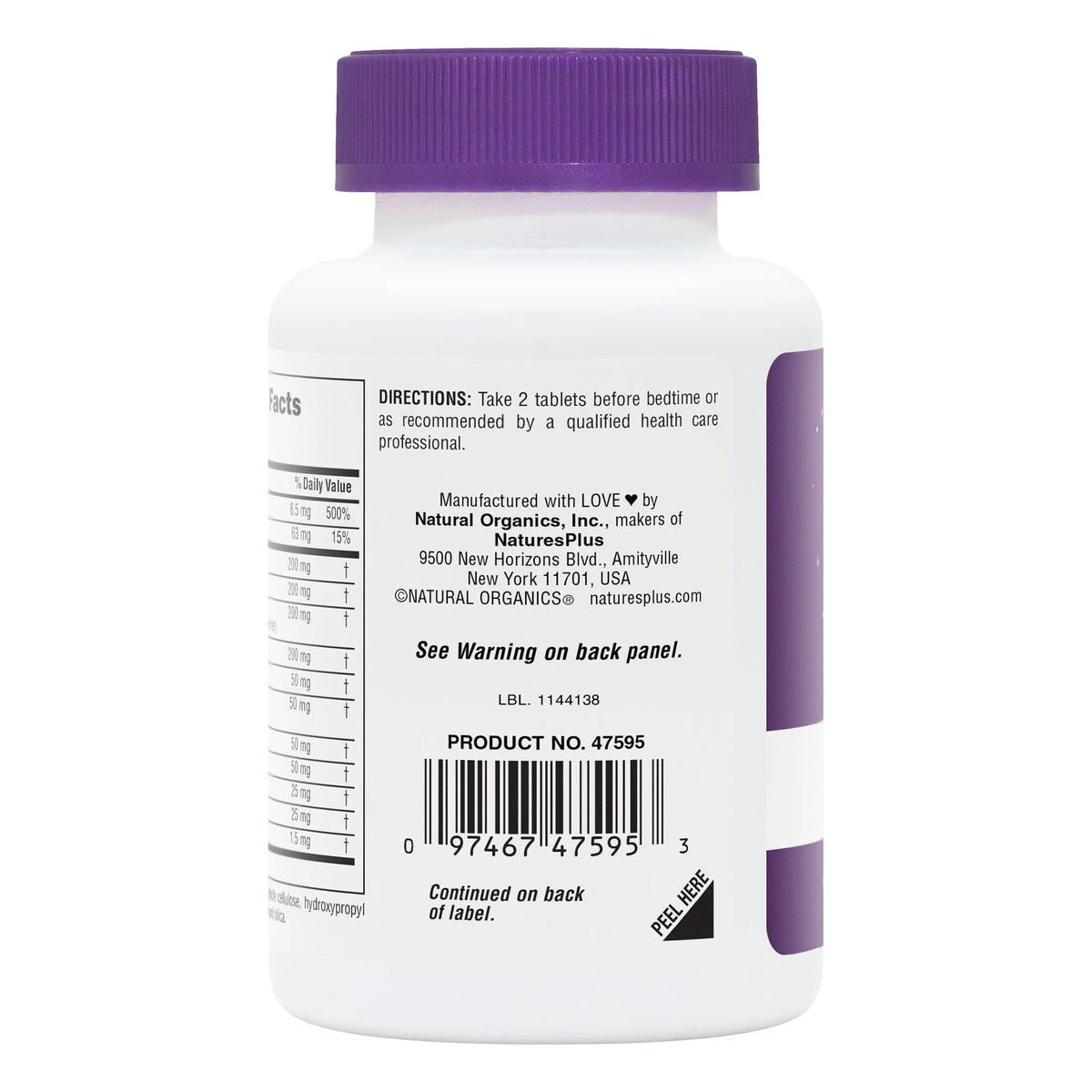 product image of Dreaminol® Tri-Phase Complex containing 60 Count