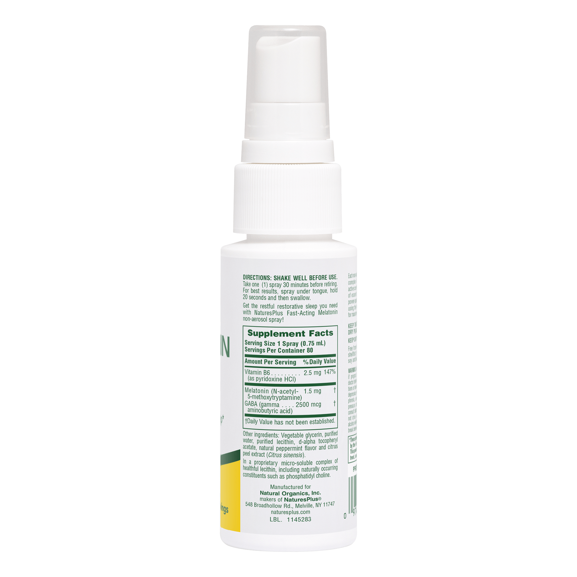 Melatonin Activated Micro-Soluble Spray - 2 OZ