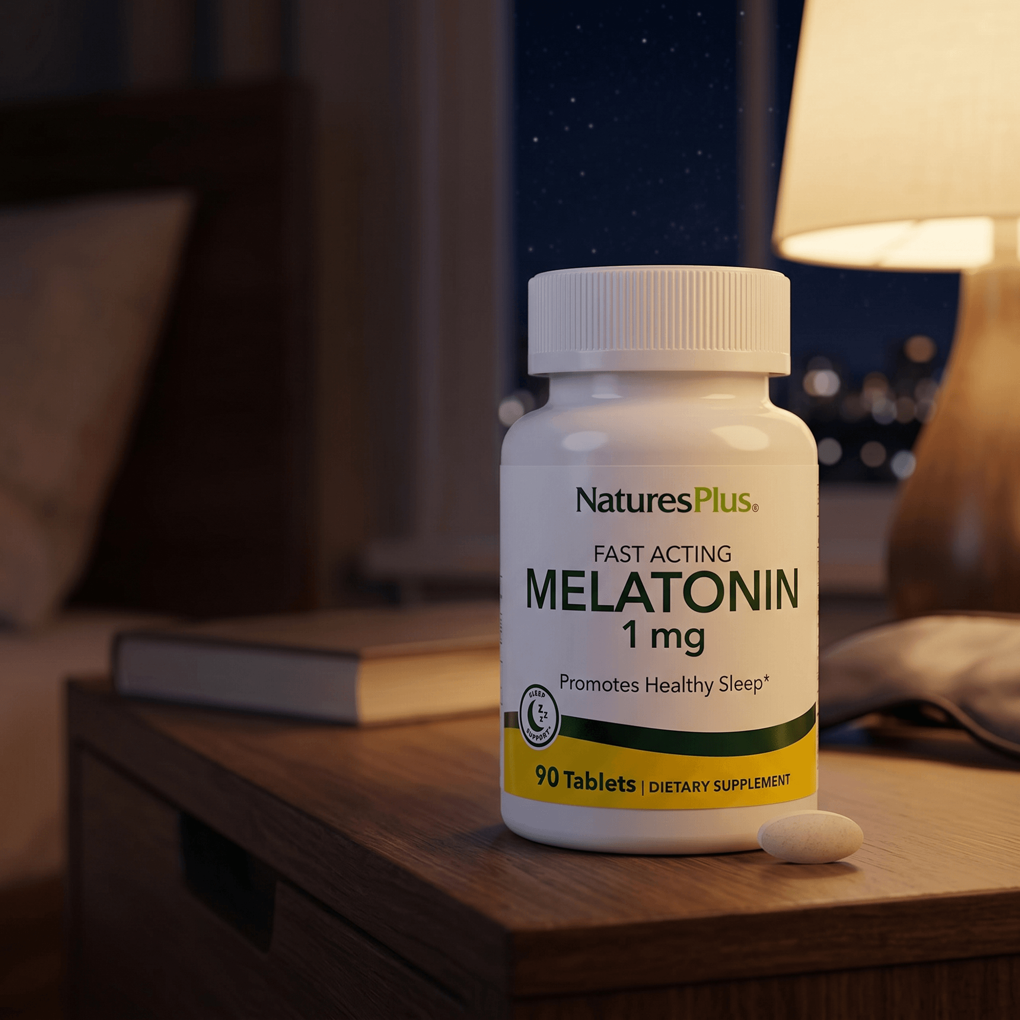 Melatonin 1 mg Tablets - 90 Count