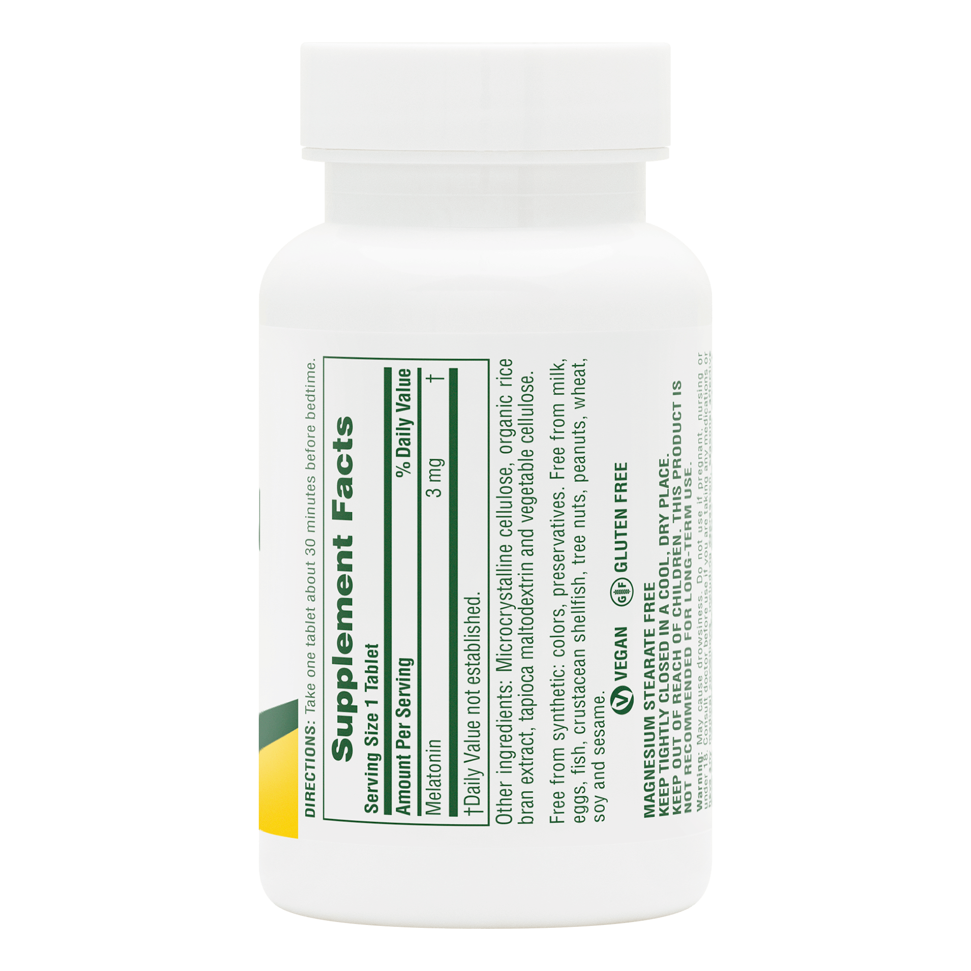 Melatonin 3 mg Tablets - 90 Count