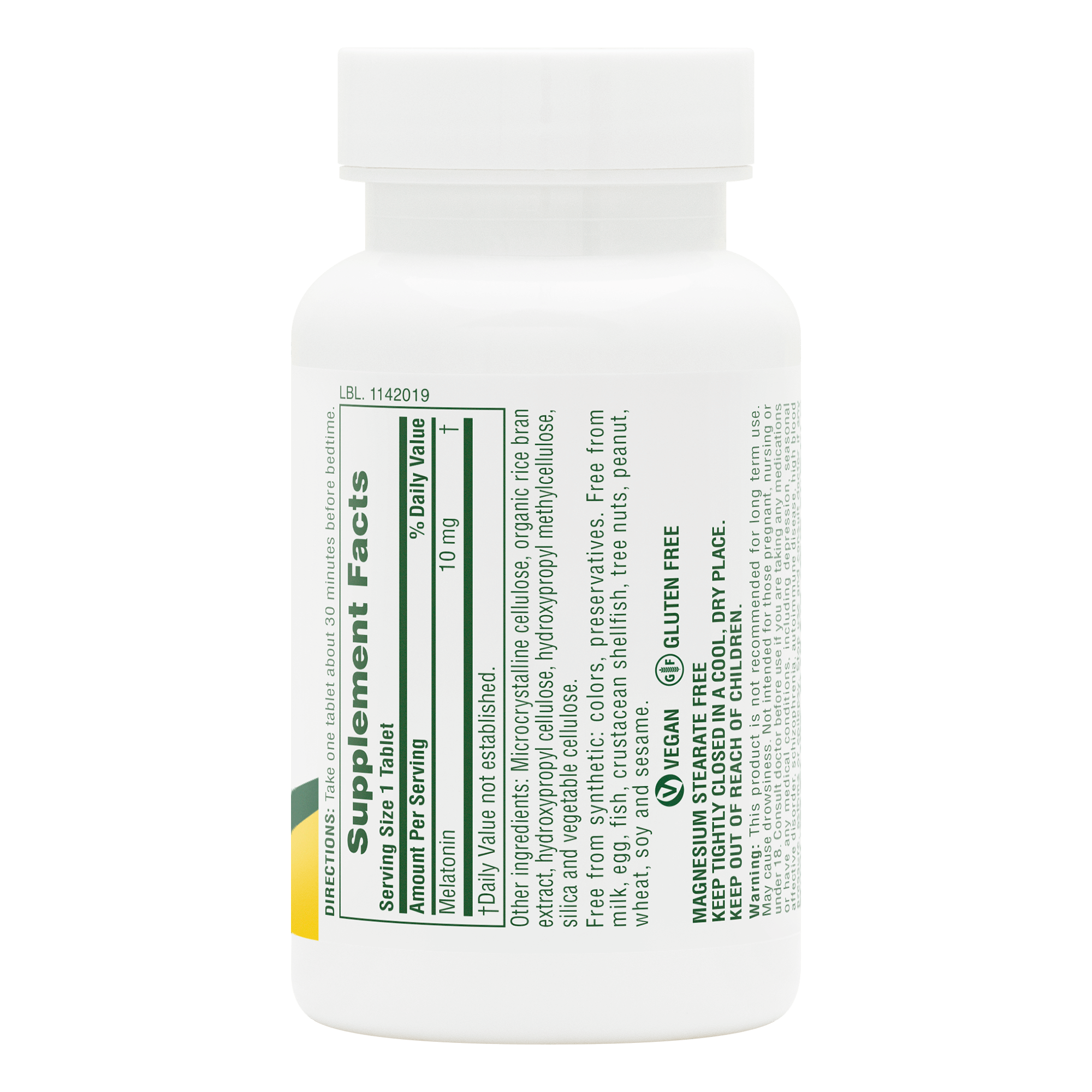Melatonin 10 mg Tablets - 90 Count