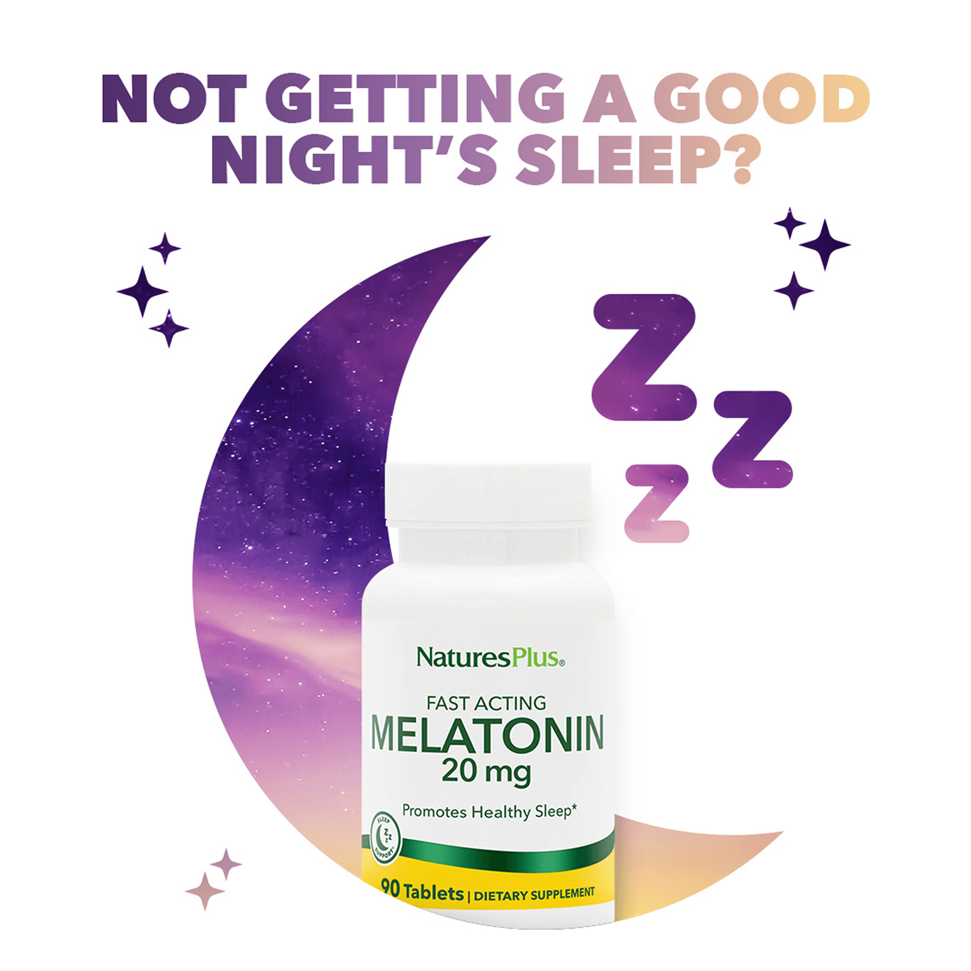 Melatonin 20 mg Tablets - 90 Count